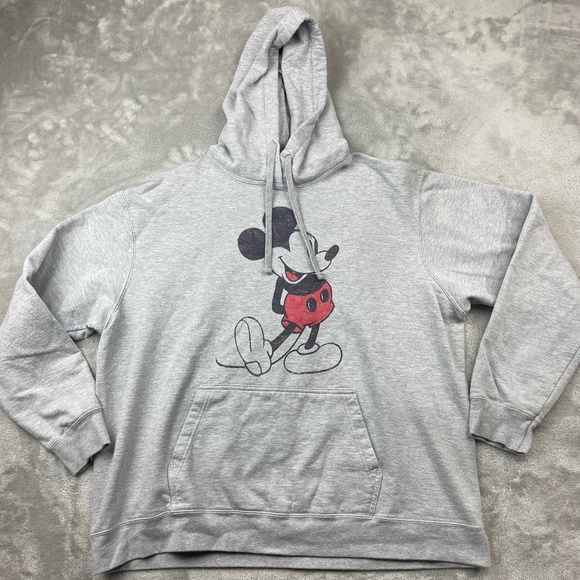 Disney Tops - Disney Mickey Mouse Pullover Sweatshirt Hoodie Women's XL